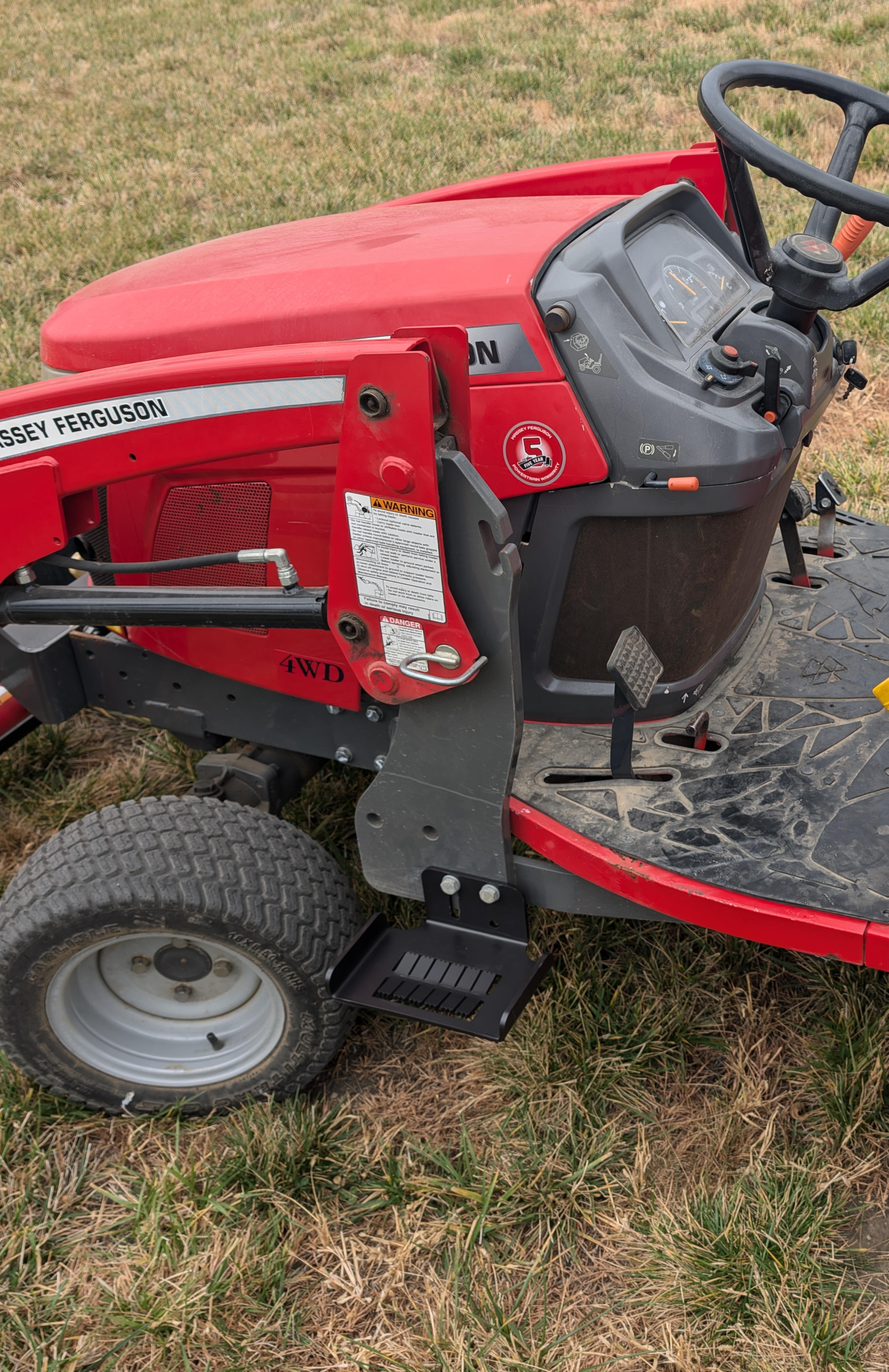 durable aftermarket step installed