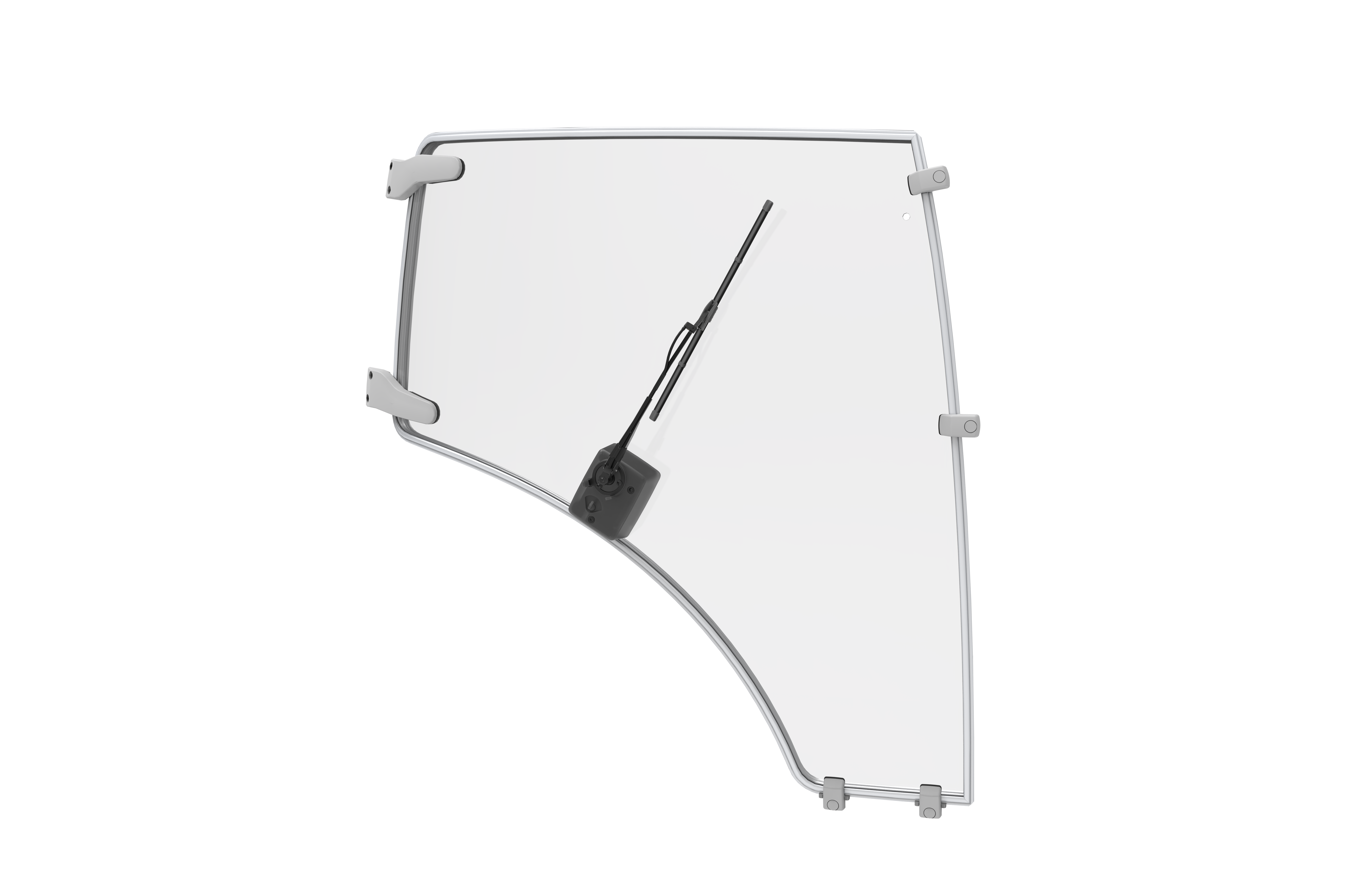 CLEAR-Wiper at troctor window CLEAR-Wiper at troctor window